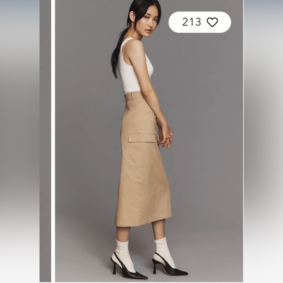 Mare Mare Sleeveless Twofer Cargo Midi Dress NWT - Picture 4 of 5